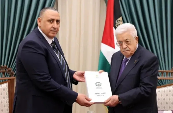 الرئيس يتسلم التقرير السنوي لجهاز الأمن الوقائي